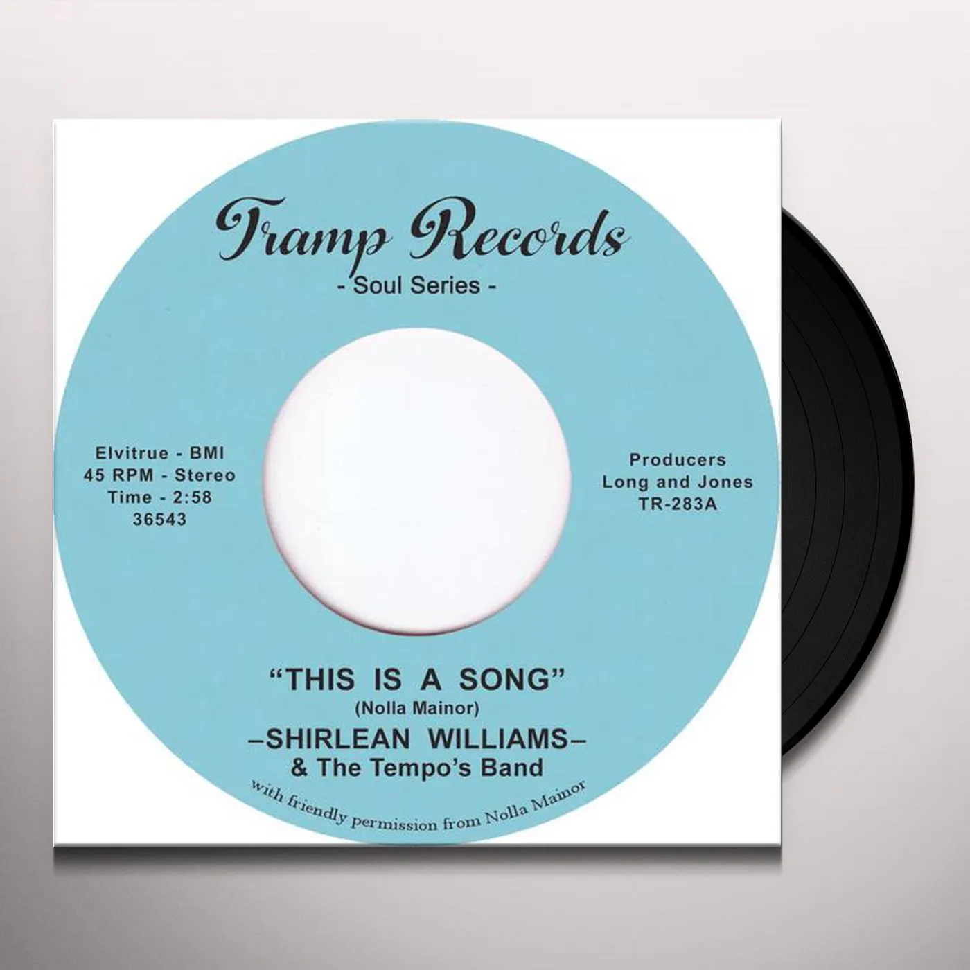 Shirlean Williams & The Tempo's Band This Is a Song Vinyl Record