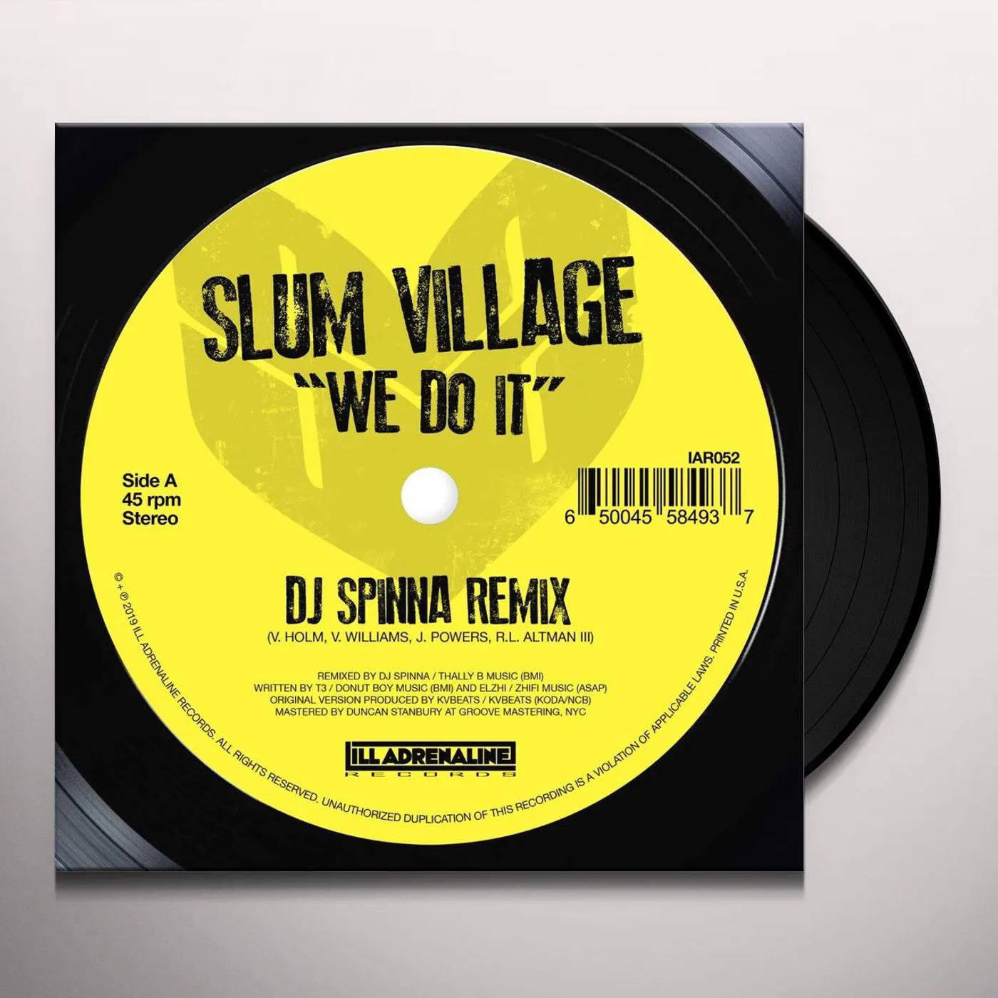 Slum Village We Do It (DJ Spinna Remix) / We Do It (Jazz Spastiks Remix) Vinyl Record