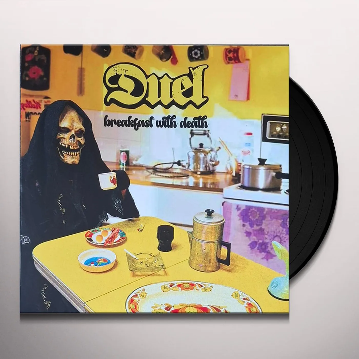 Duel BREAKFAST WITH DEATH (PURPLE VINYL) Vinyl Record