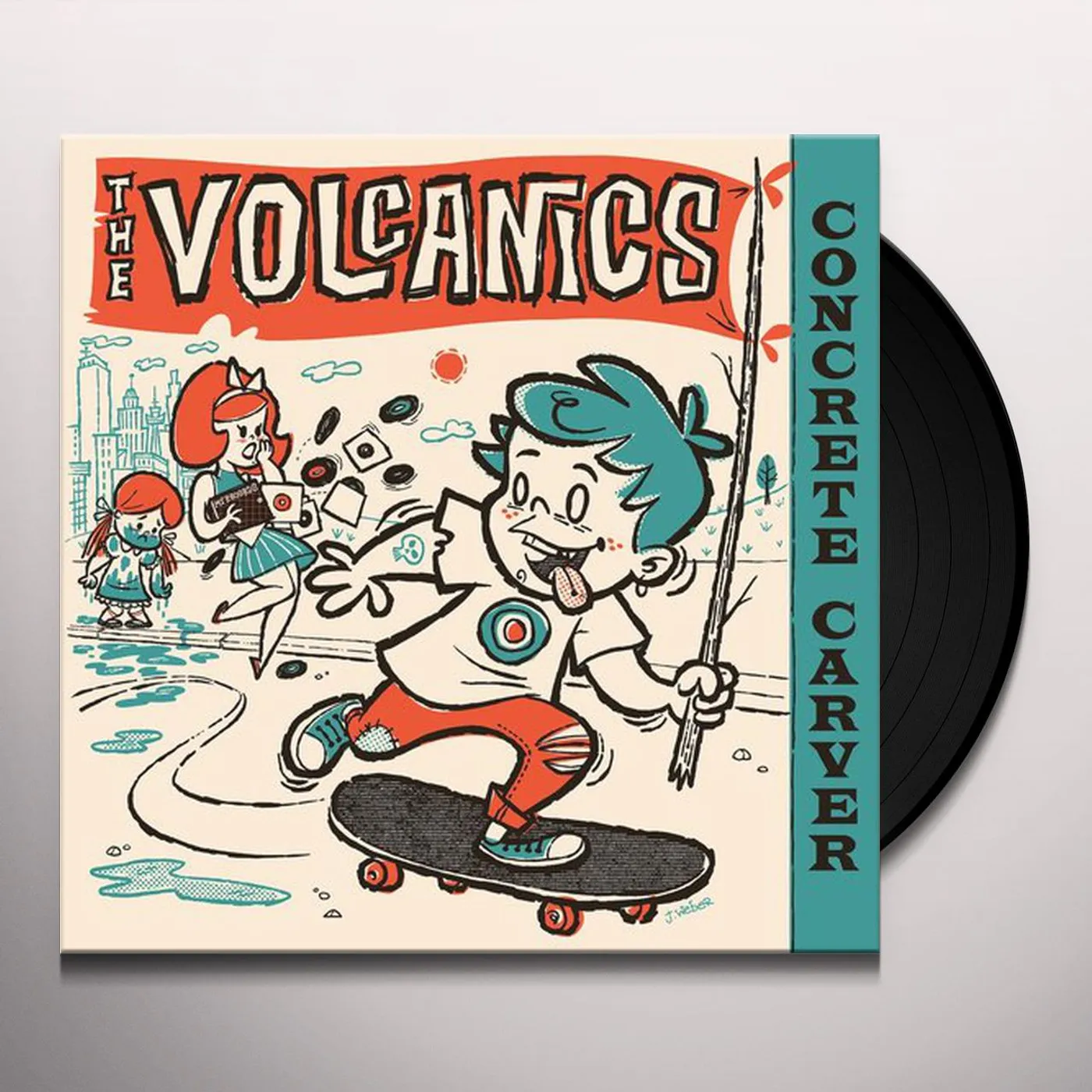 The Volcanics Concrete Carver Vinyl Record