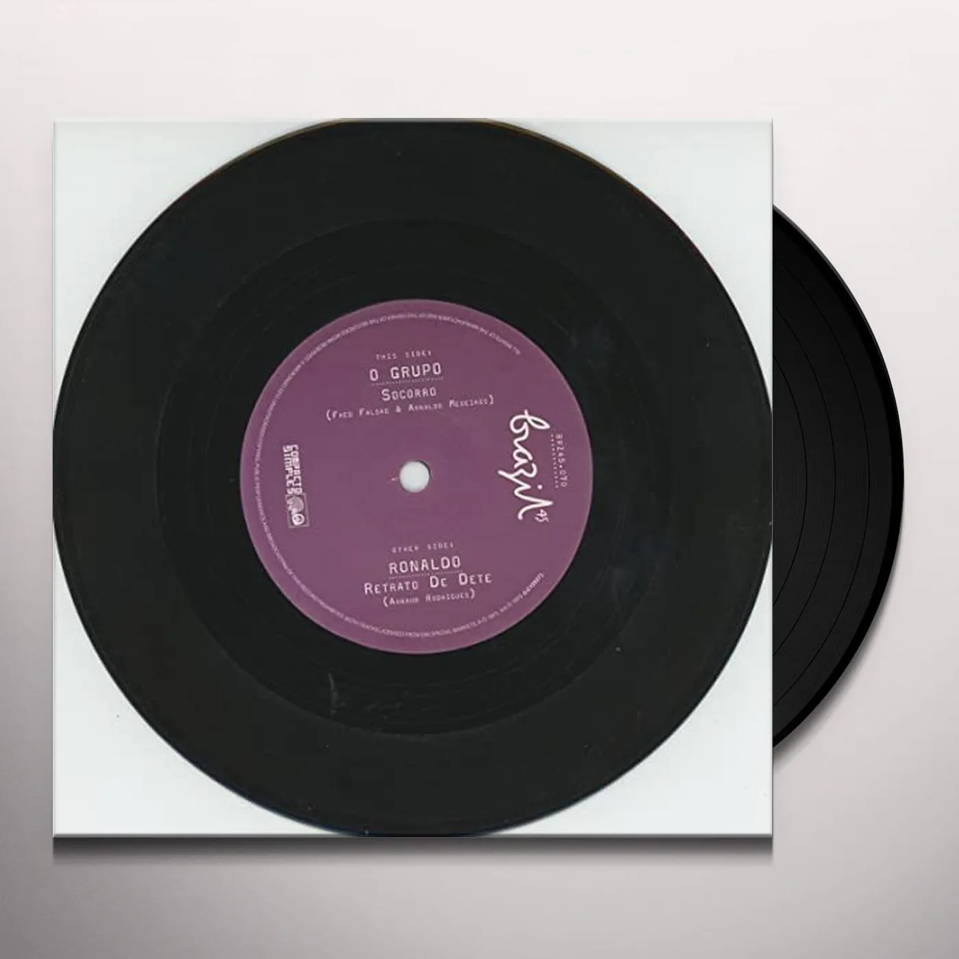 O Grupo / Ronaldo Socorro / Retrato De Dete Vinyl Record