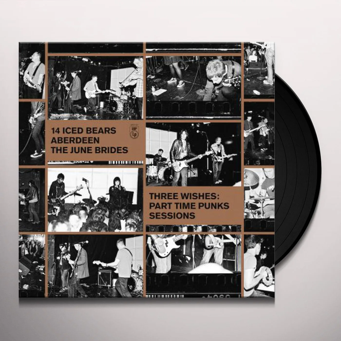 14 Iced Bears / Aberdeen / June Brides THREE WISHES: PART TIME PUNKS SESSIONS Vinyl Record