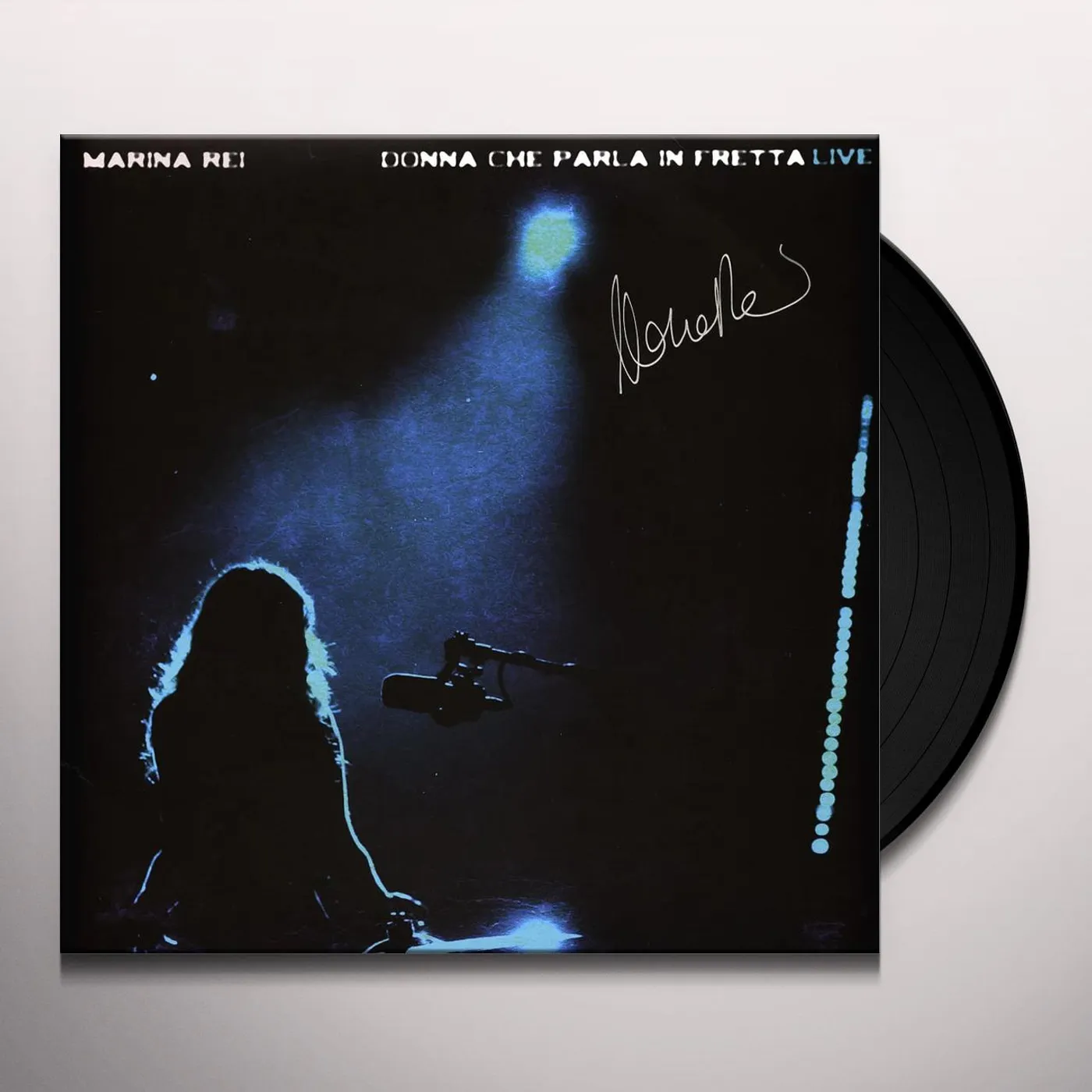 Marina Rei DONNA CHE PARLA IN FRETTA LIVE Vinyl Record