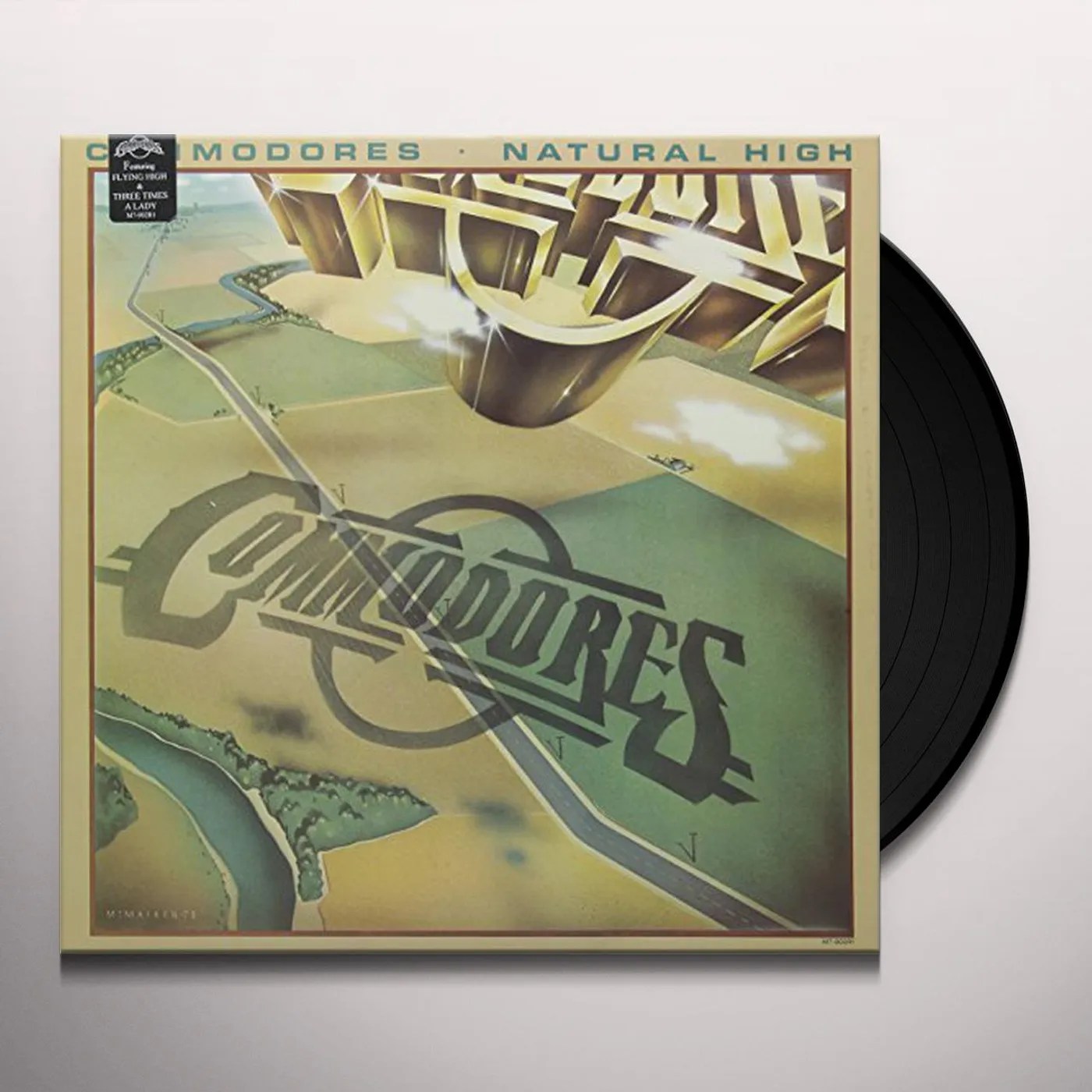 Commodores NATURAL HIGH (3 TIMES A LADY) Vinyl Record