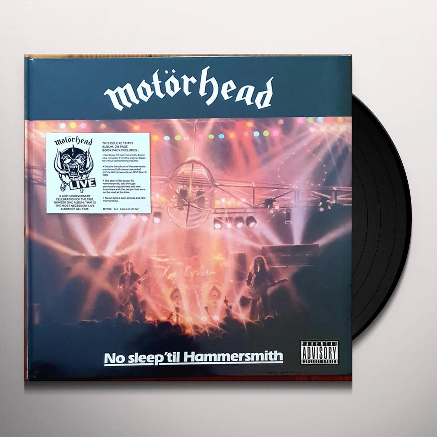 Motörhead NO SLEEP TIL HAMMERSMITH Vinyl Record
