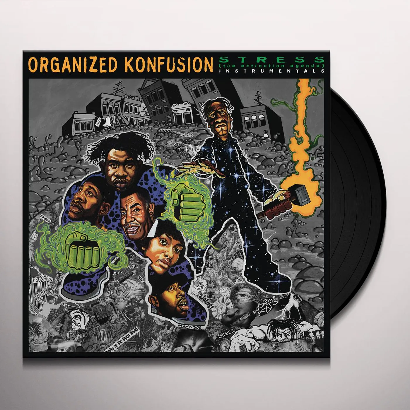 Organized Konfusion STRESS: THE EXTINCTION AGENDA INSTRUMENTALS Vinyl Record