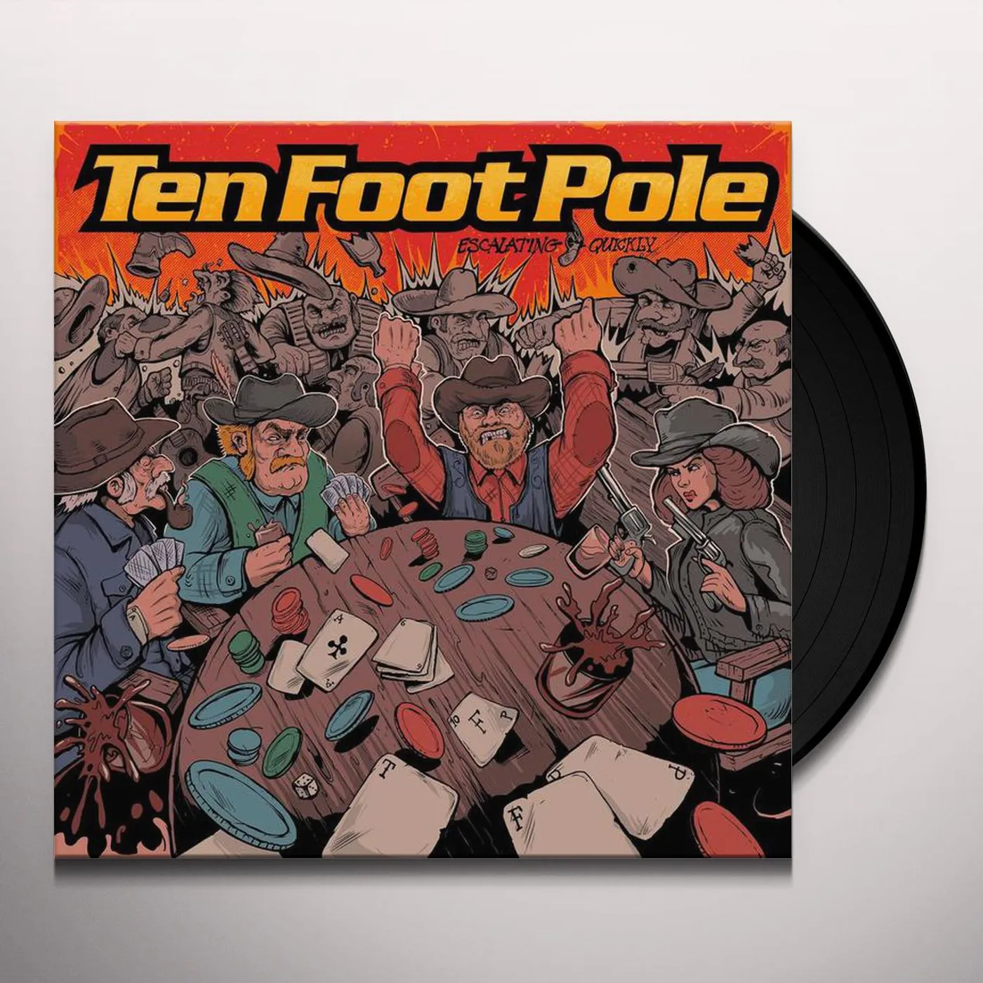 Ten Foot Pole ESCALATING QUICKLY Vinyl Record