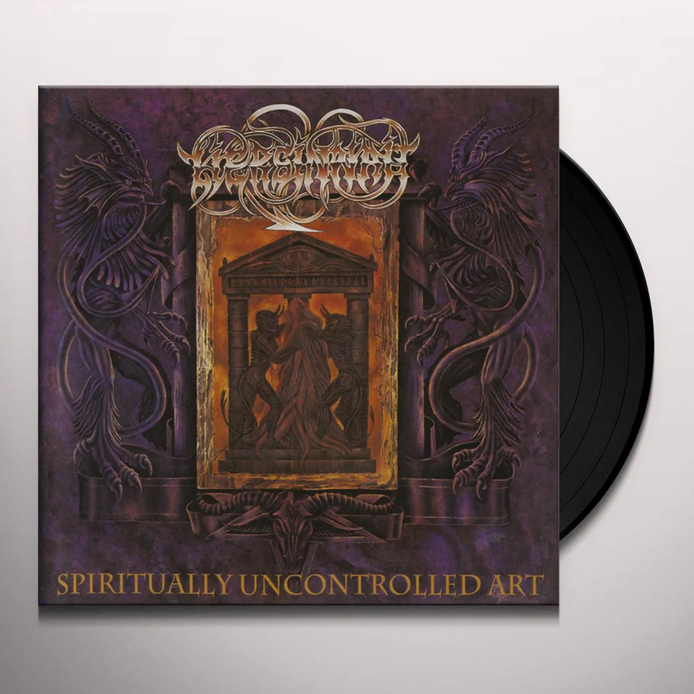 Liers In Wait SPIRITUALLY CONTROLLED ART (ETCHED B-SIDE) Vinyl Record