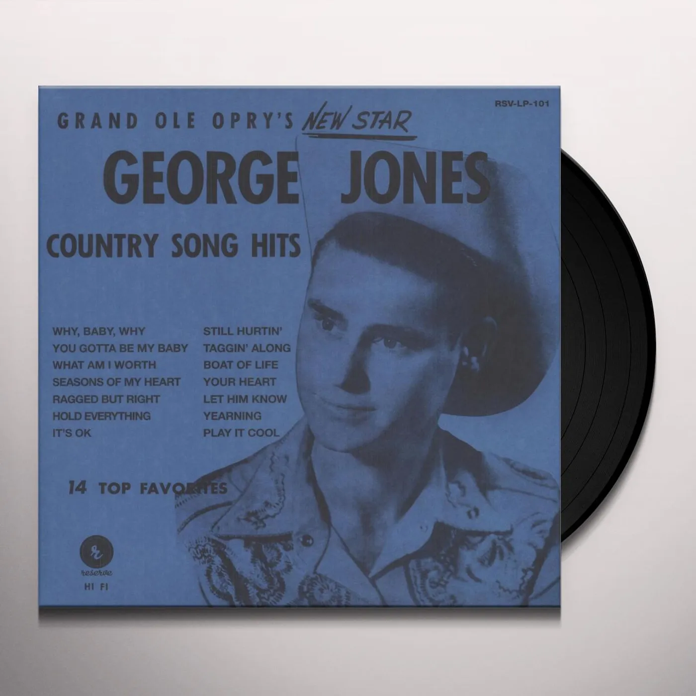 George Jones GRAND OLE OPRY'S NEW STAR Vinyl Record