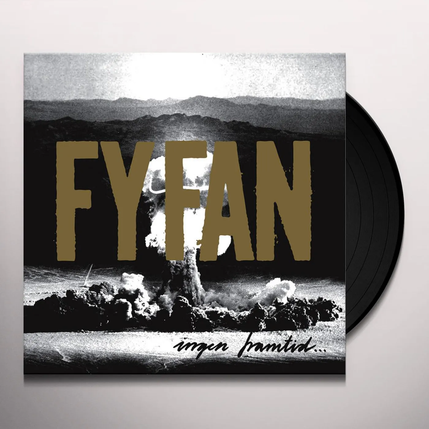 Fy fan INGEN FRAMTID FOR ALLTID Vinyl Record