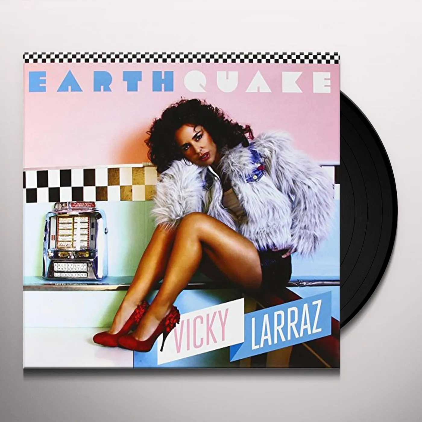 Vicky Larraz EARTHQUAKE VINILO MAXI Vinyl Record