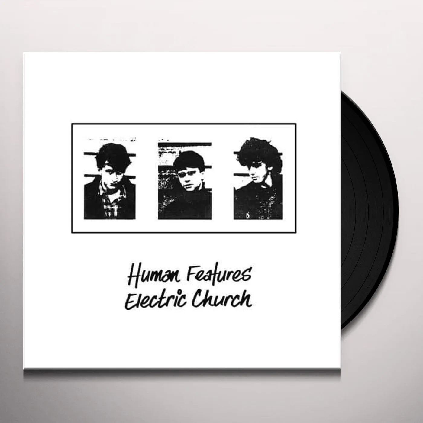 The Black HUMAN FEATURES / ELECTRIC CHURCH Vinyl Record