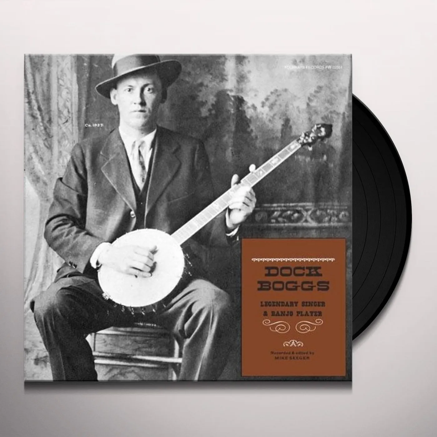 Dock Boggs Legendary Singer & Banjo Player Vinyl Record
