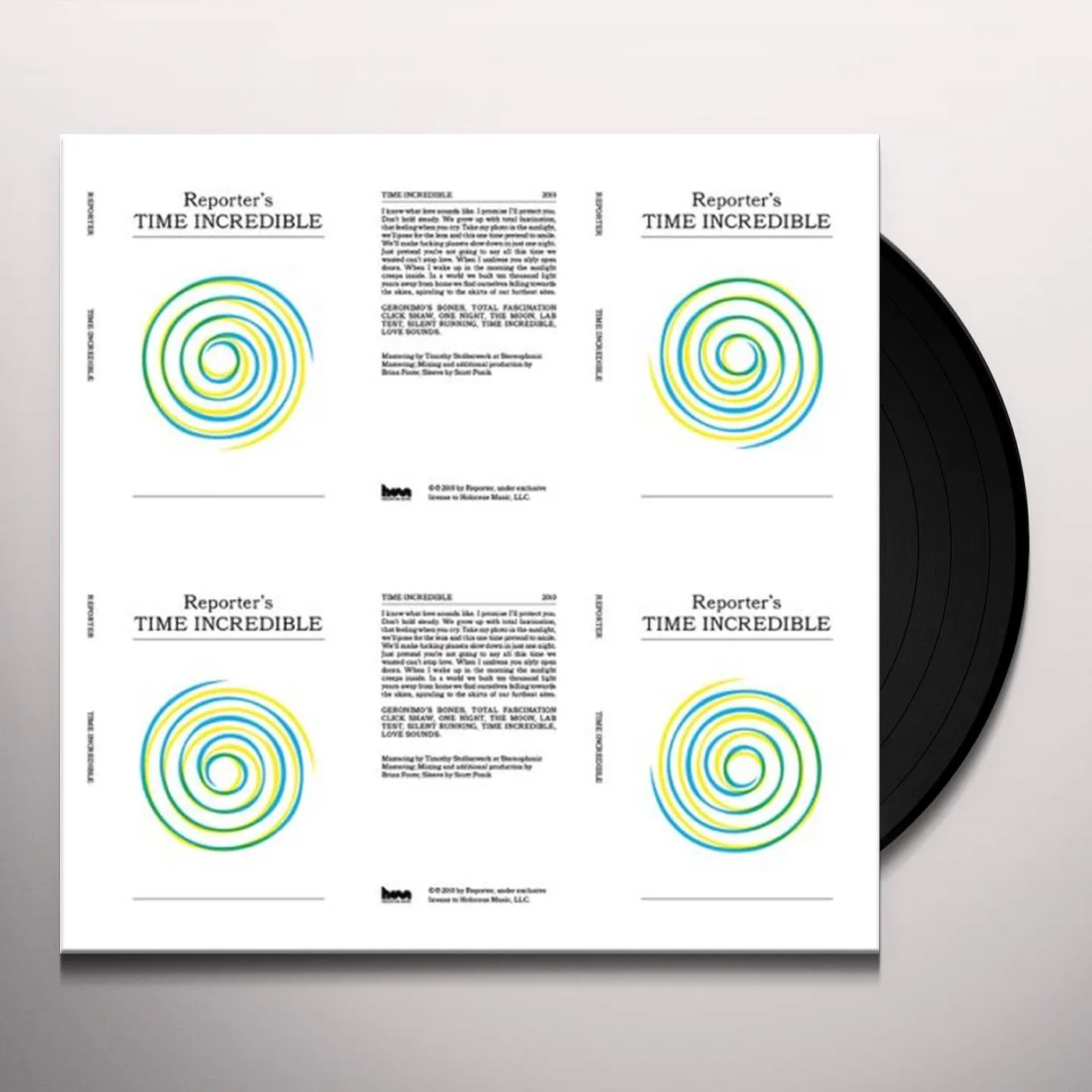 Reporter TIME INCREDIBLE (Vinyl)