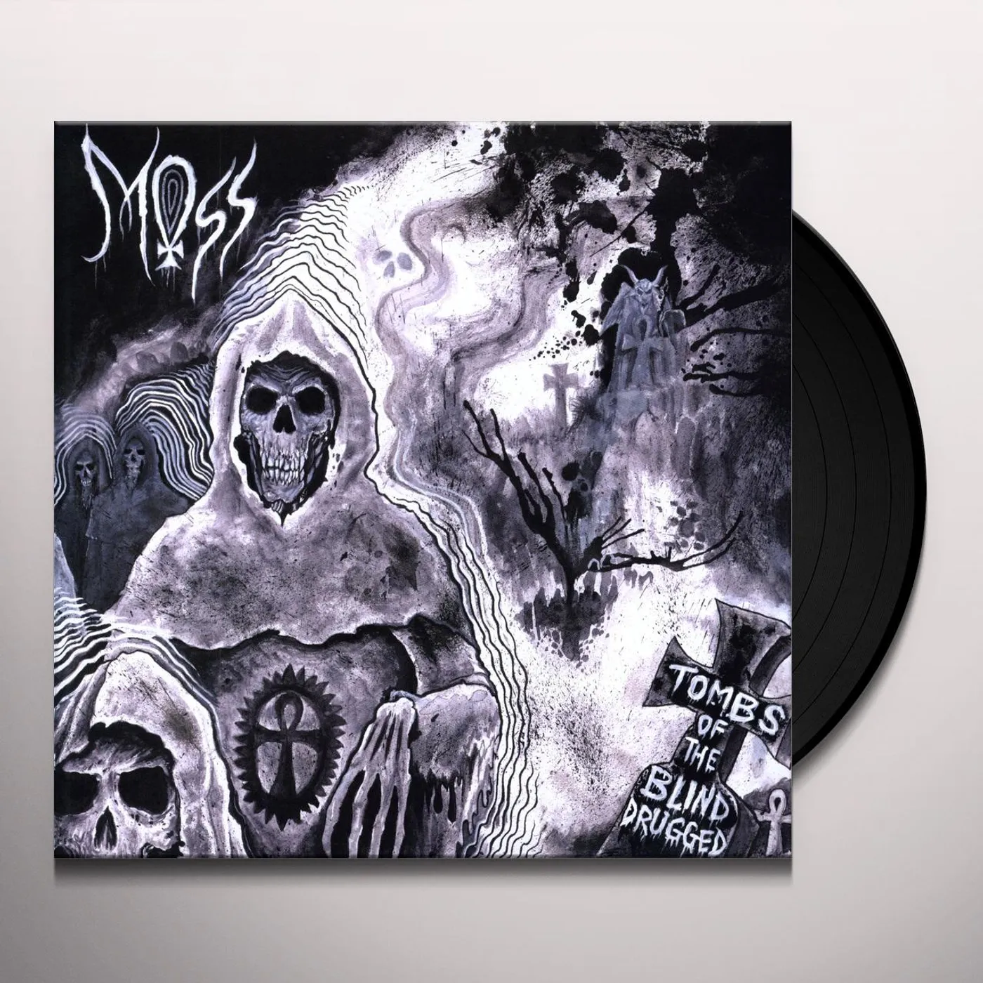 Moss Tombs Of The Blind Drugged Vinyl Record