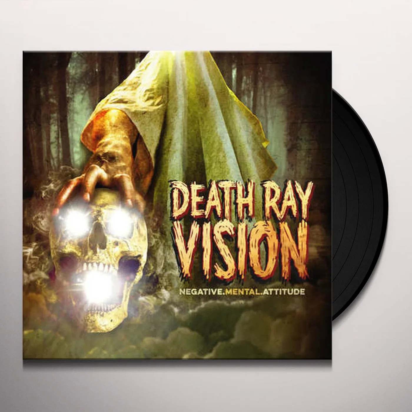 Death Ray Vision NEGATIVE MENTAL ATTITUDE (RANDOM RED OR GOLD VINYL) Vinyl Record