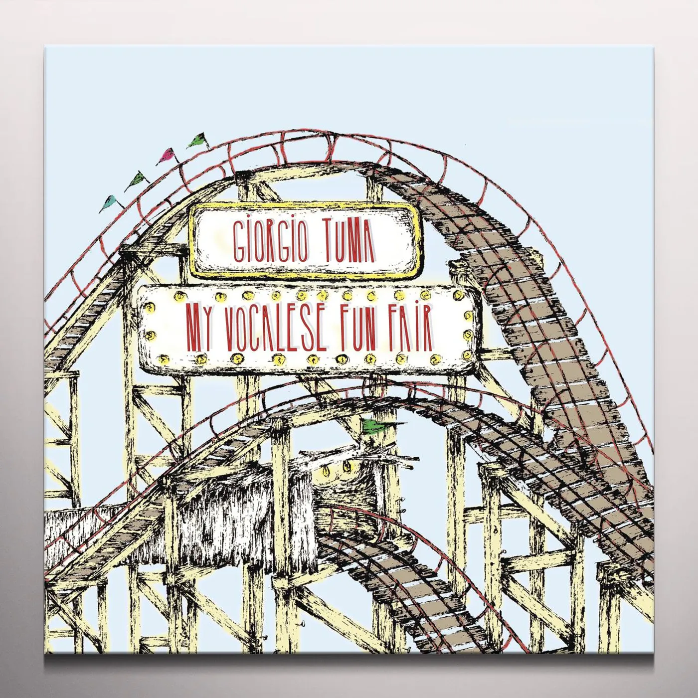 Giorgio Tuma MY VOCALESE FUN FAIR (25TH ELEFANT ANNIVERSARY REI - Limited Edition Numbered Electric Blue Colored Vinyl Record