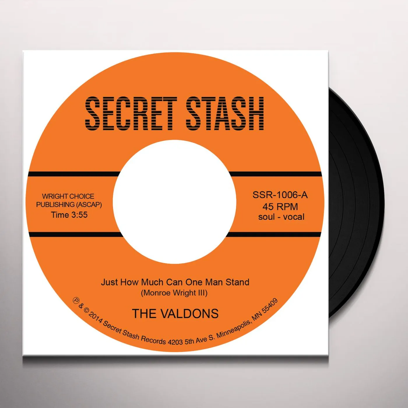 The Valdons JUST HOW MUCH CAN ONE MAN STAND Vinyl Record