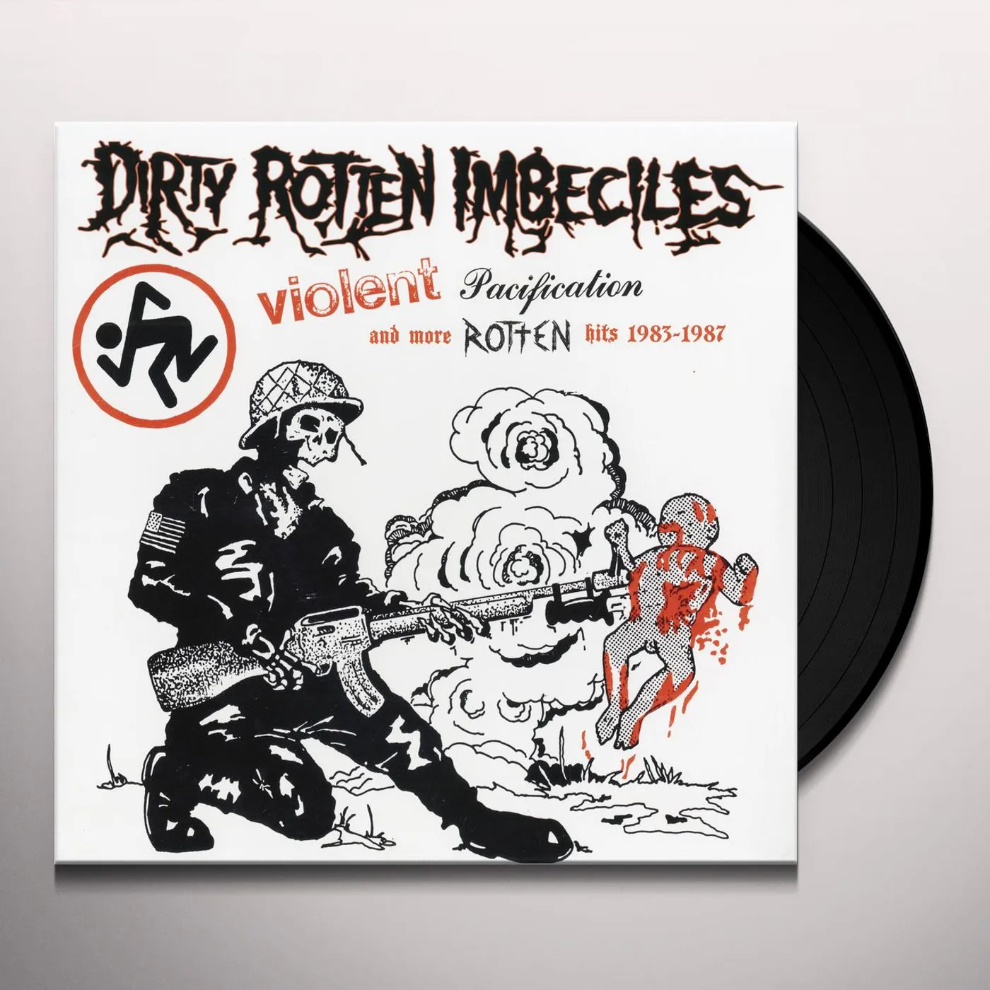 D.R.I. VIOLENT PACIFICATION & MORE ROTTEN HITS 1983-1987 Vinyl Record