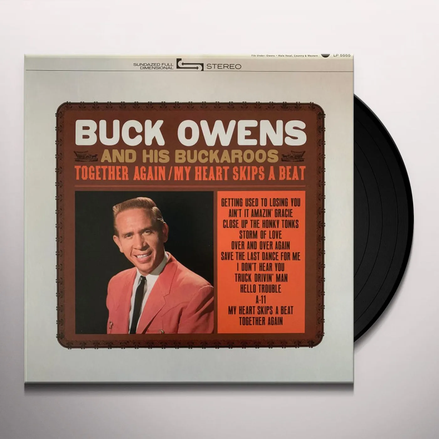 Buck Owens And His Buckaroos TOGETHER AGAIN / MY HEART SKIPS A BEAT (GOLD VINYL) Vinyl Record