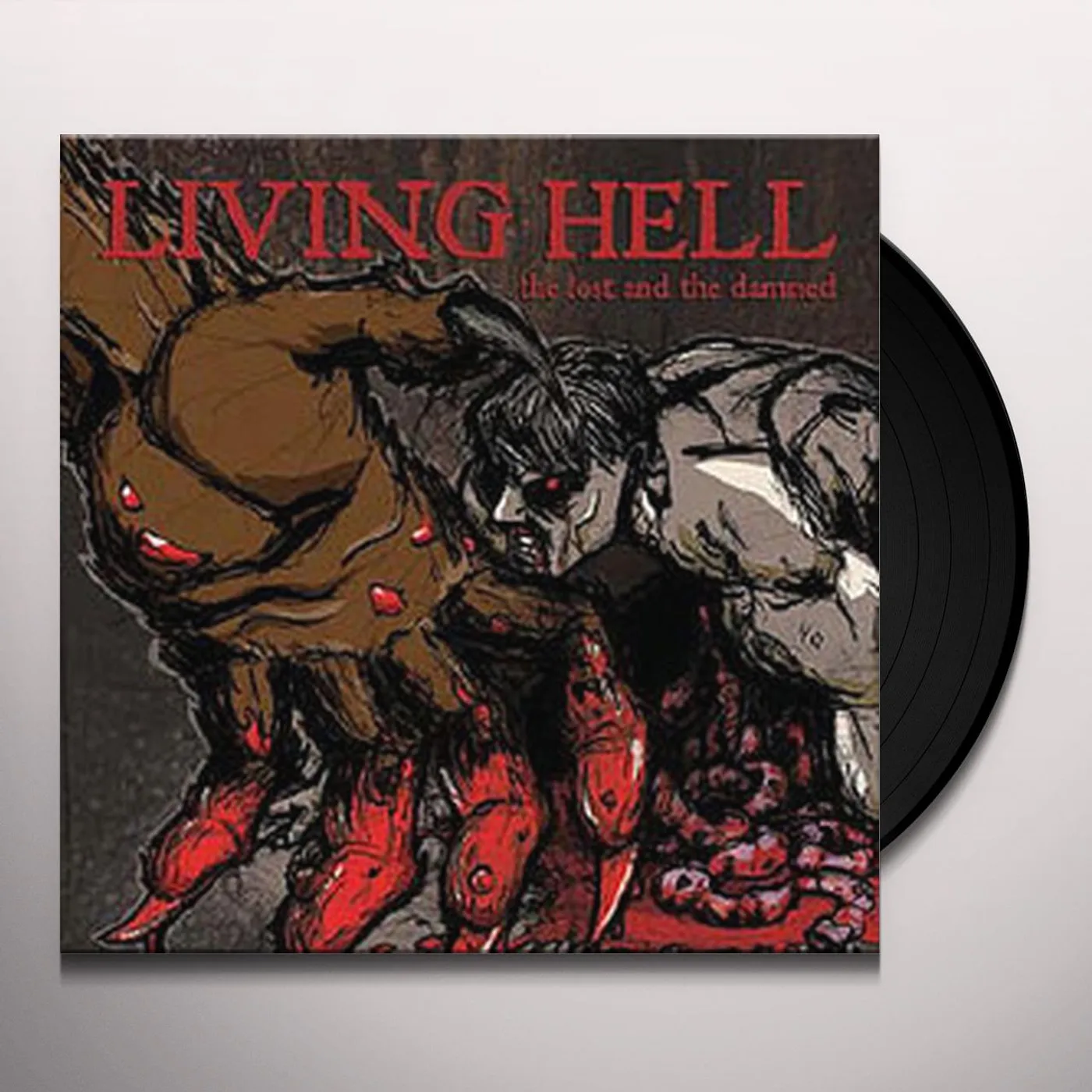 Living Hell LOST & THE DAMNED Vinyl Record