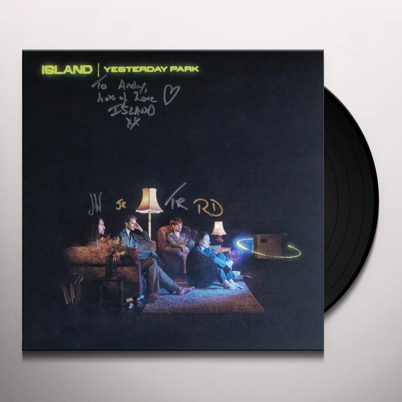 ISLAND YESTERDAY PARK (TRANSLUCENT NEON YELLOW VINYL) (I) Vinyl Record