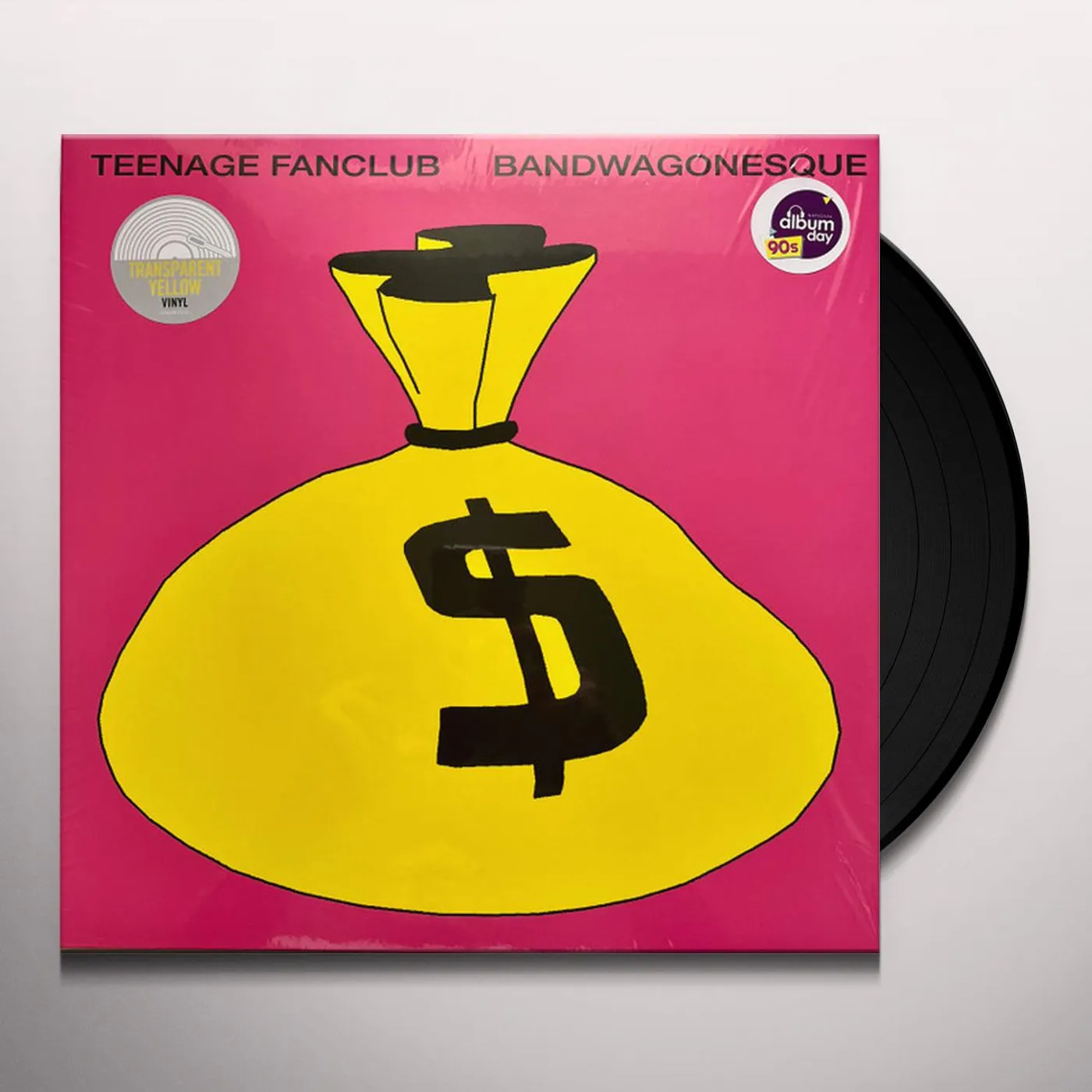 Teenage Fanclub BANDWAGONESQUE (TRANSPARENT YELLOW) Vinyl Record
