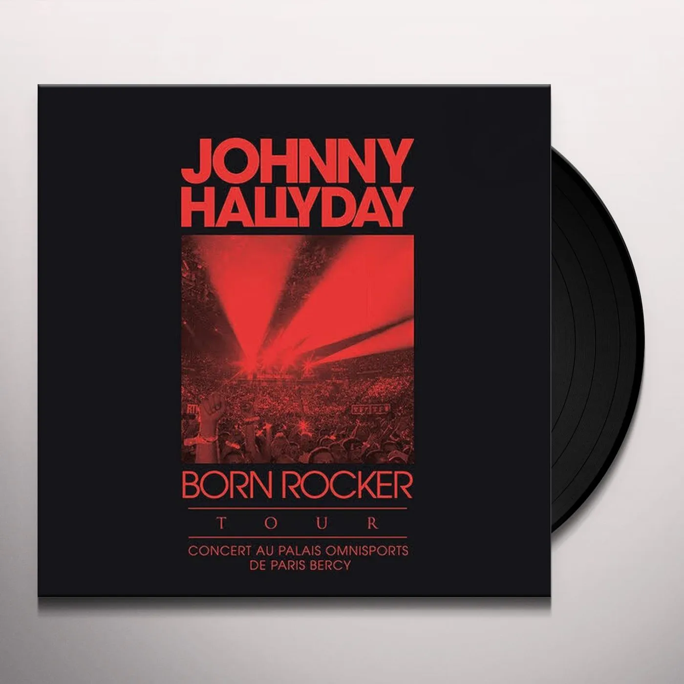 Johnny Hallyday BORN ROCKER TOUR Vinyl Record
