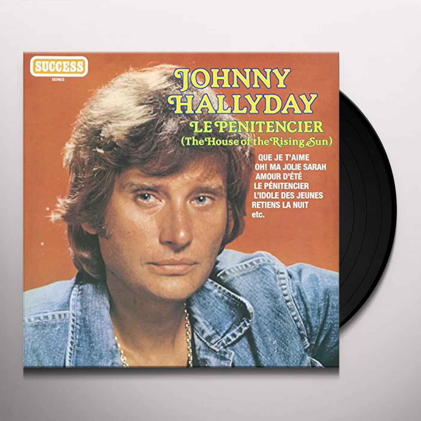 Johnny Hallyday LE PENITENCIER Vinyl Record