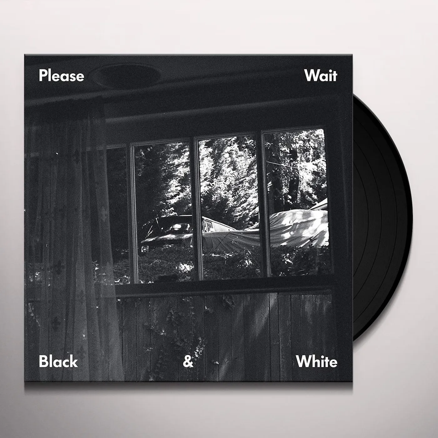 Please Wait BLACK & WHITE Vinyl Record