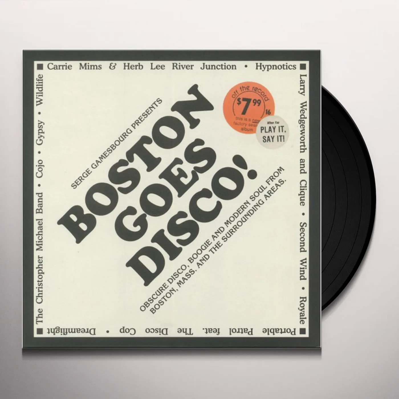 SERGE GAMESBOURG PRESENTS BOSTON GOES DISCO / VAR Vinyl Record