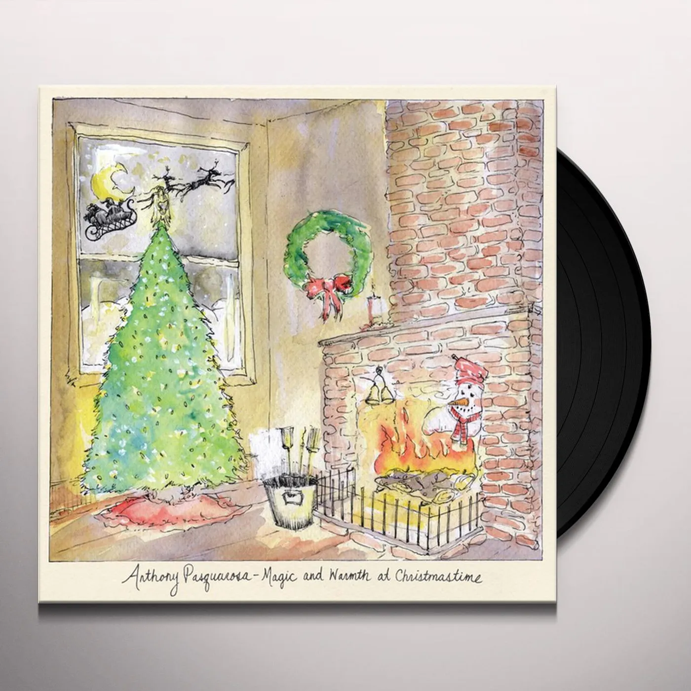 Anthony Pasquarosa MAGIC & WARMTH AT CHRISTMASTIME Vinyl Record