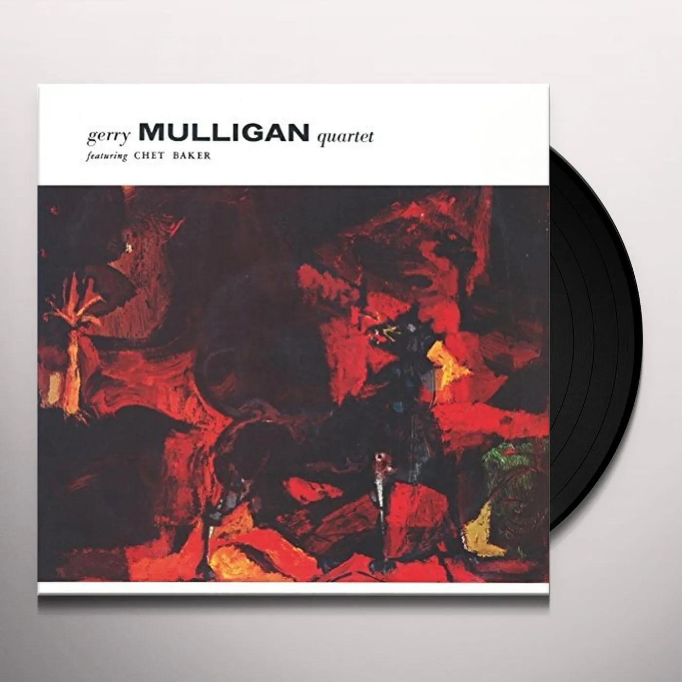 Gerry Mulligan Quartet FEATURING CHET BAKER Vinyl Record - Italy Release