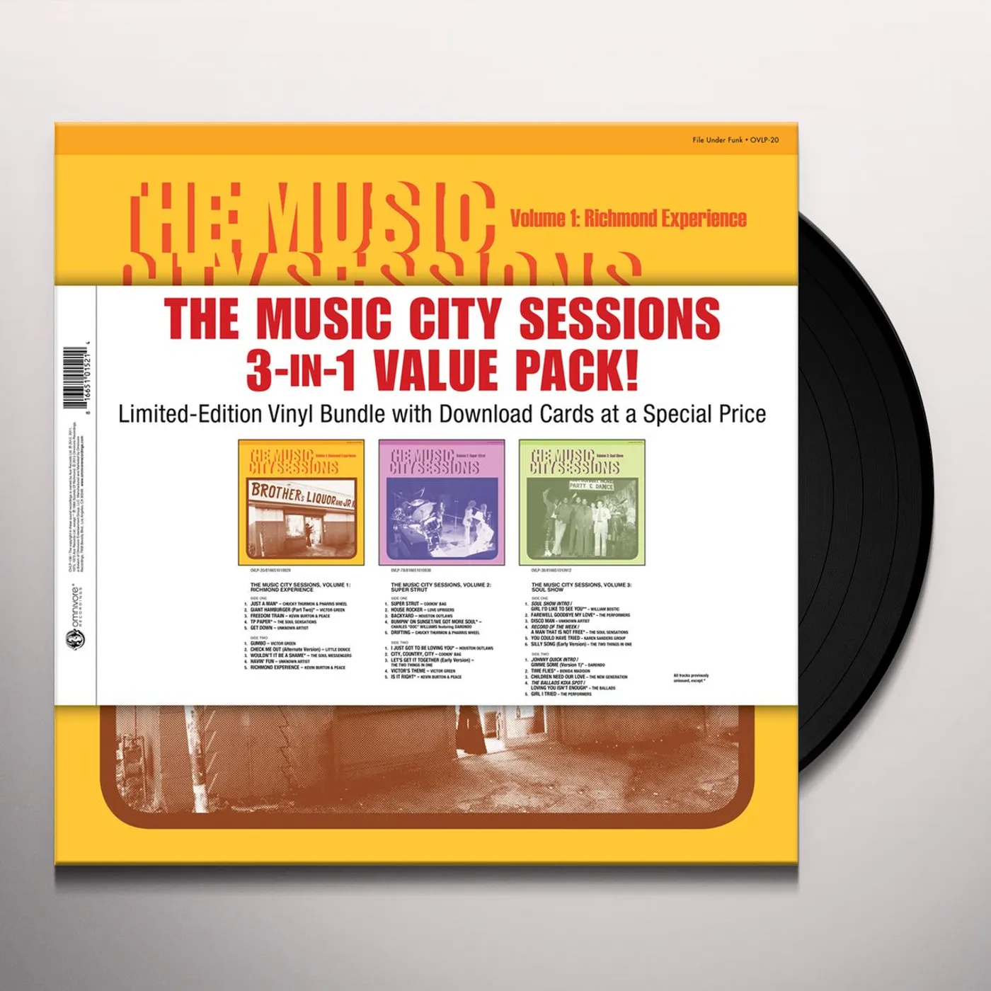 MUSIC CITY SESSIONS 3-IN-1 VALUE PACK Vinyl Record