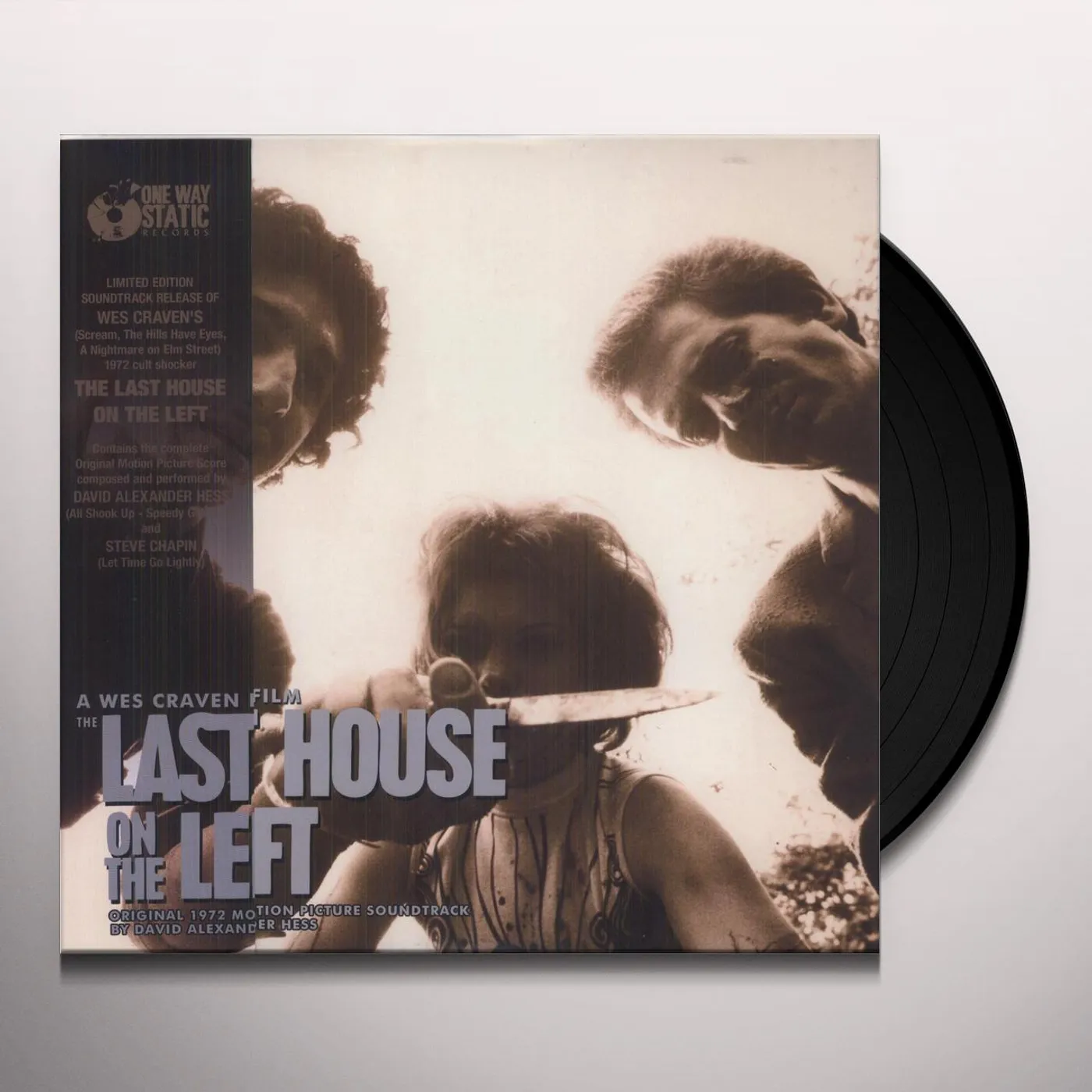 David    Hess LAST HOUSE ON THE LEFT / Original Soundtrack Vinyl Record