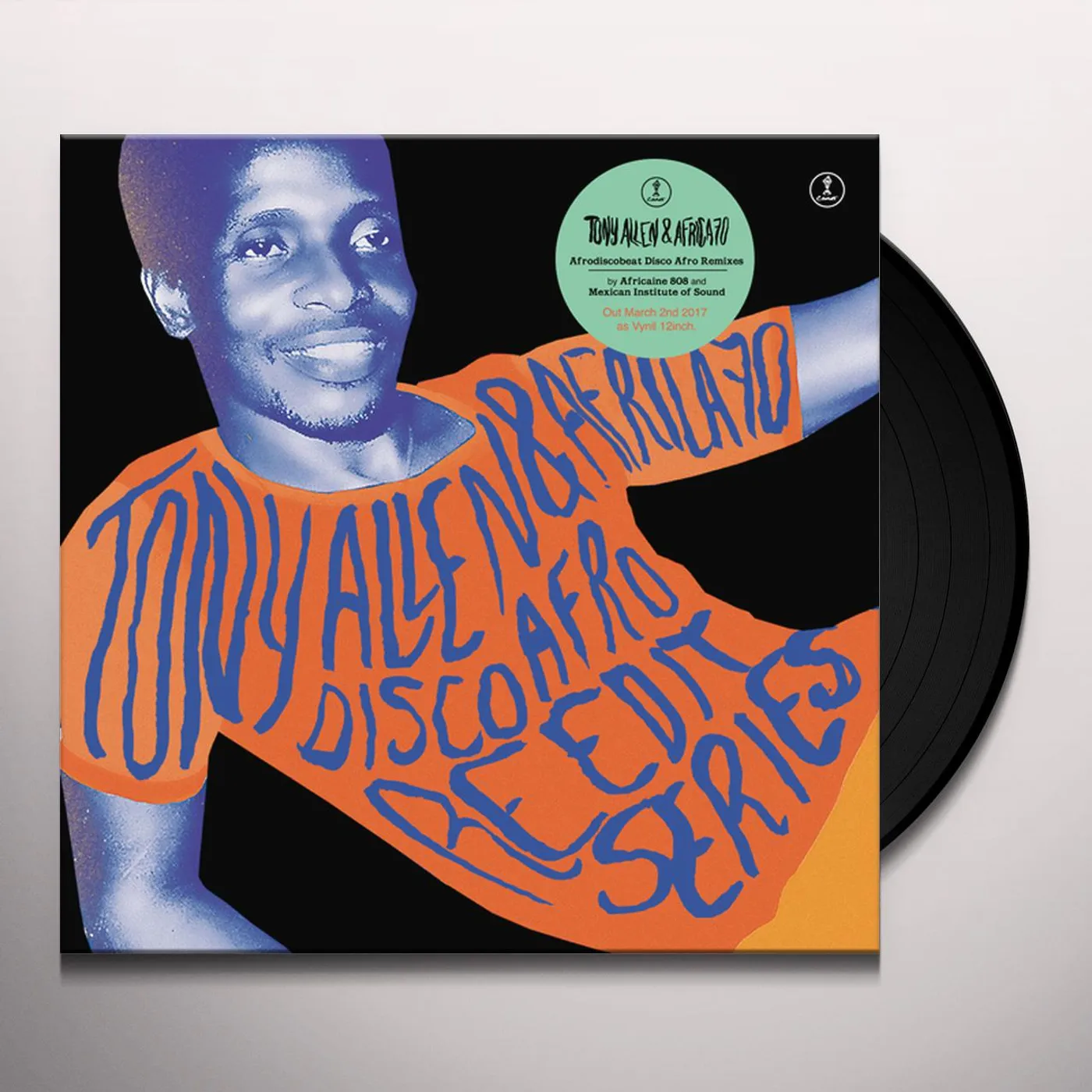 Tony Allen With Africa 70 AFRO DISCO BEAT (DISCO AFRO REEDITS SERIES 2) Vinyl Record