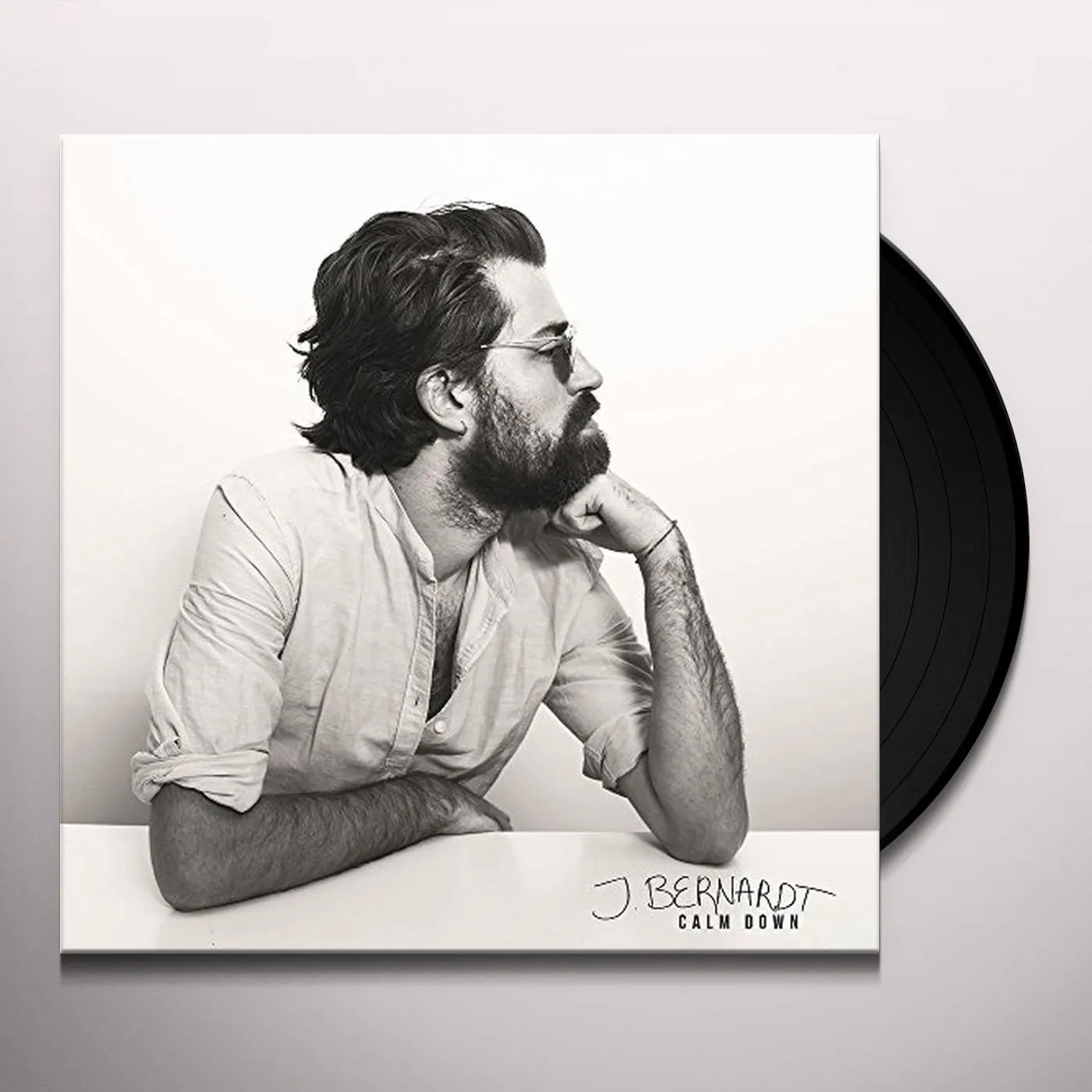 J. Bernardt CALM DOWN / OTHER MAN Vinyl Record