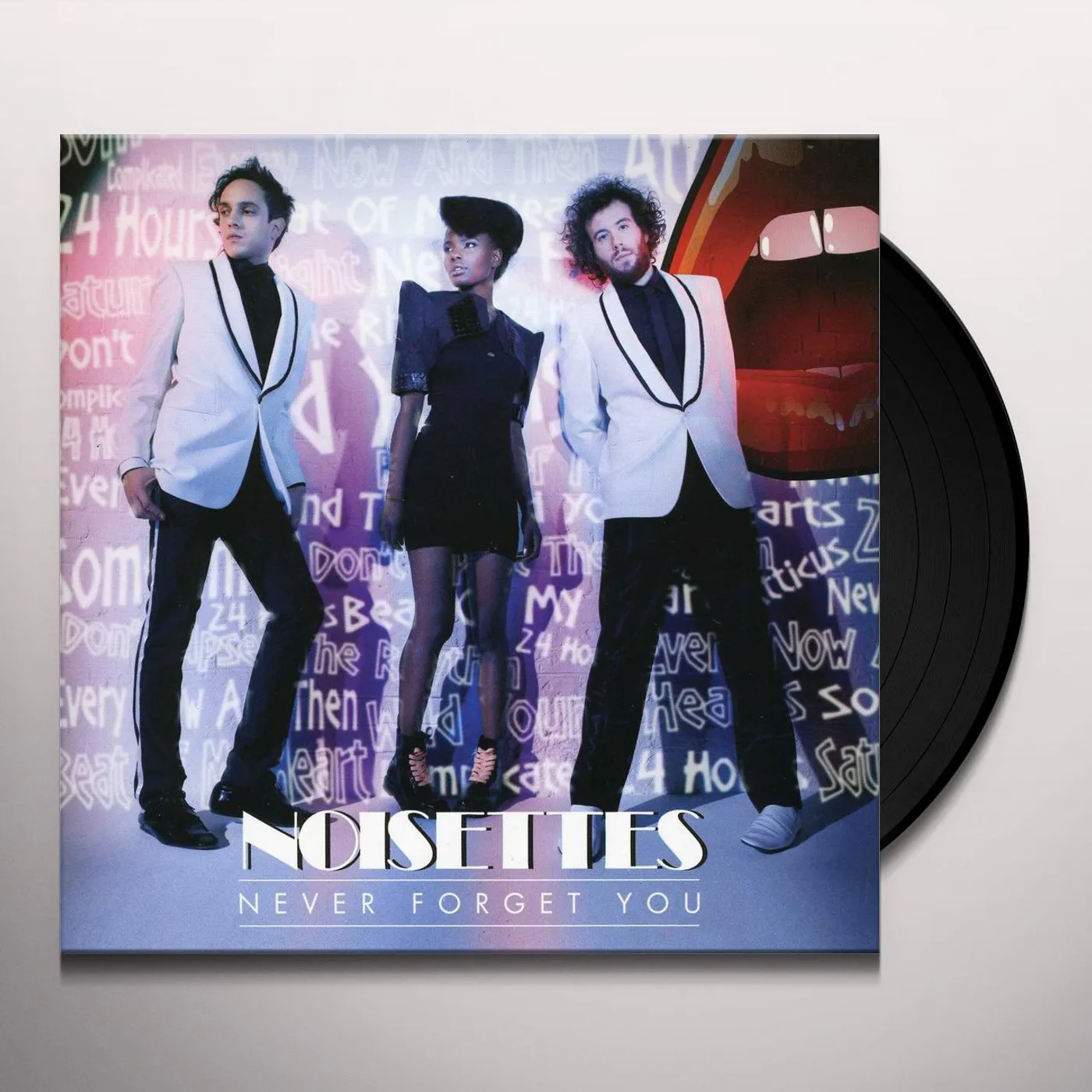 Noisettes NEVER FORGET YOU / SATURDAY NIGHT Vinyl Record