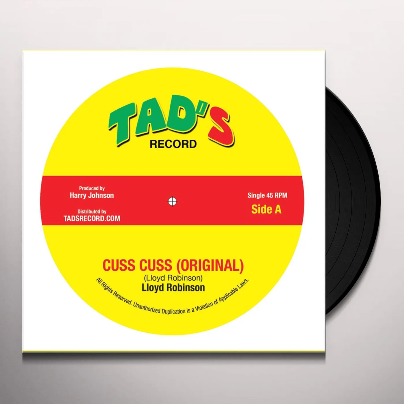Lloyd Robinson CUSS CUSS (ORIGINAL) Vinyl Record