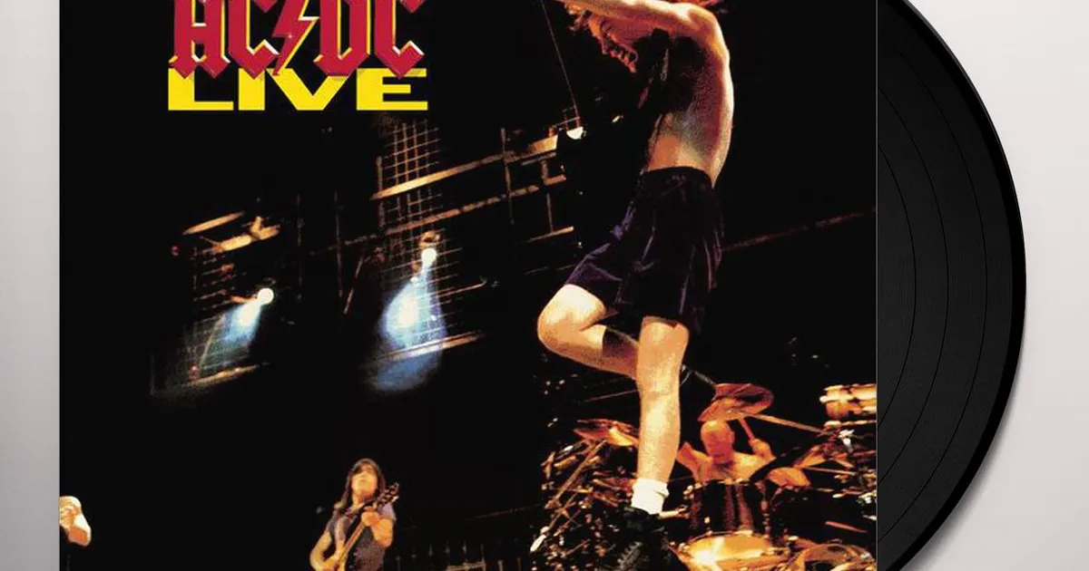 AC/DC Live Vinyl Record