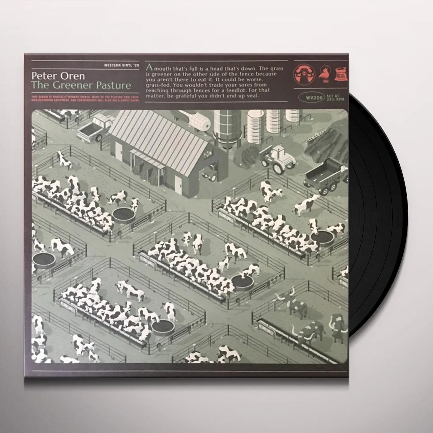 Peter Oren The Greener Pasture (Color Vinyl) Vinyl Record