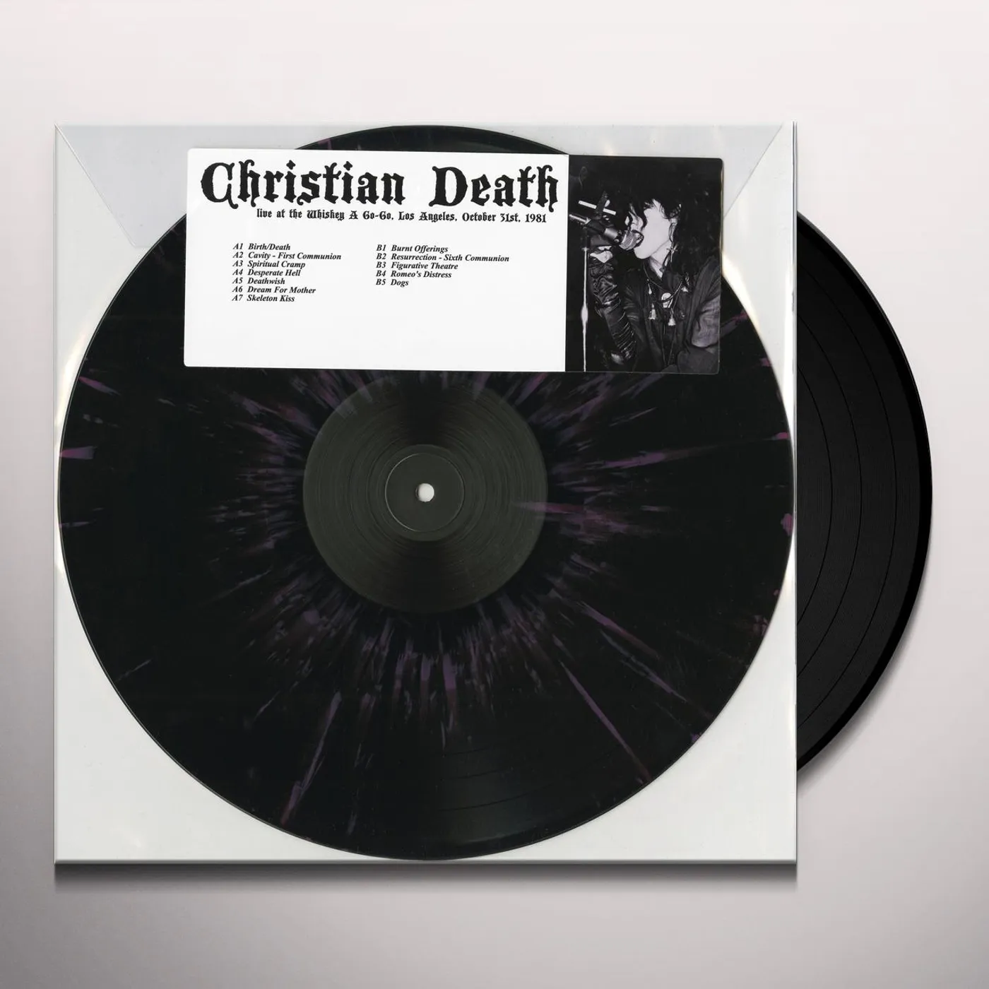 Christian Death LIVE AT THE WHISKY A GO GO LOS ANGELES OCTOBER 31 Vinyl Record