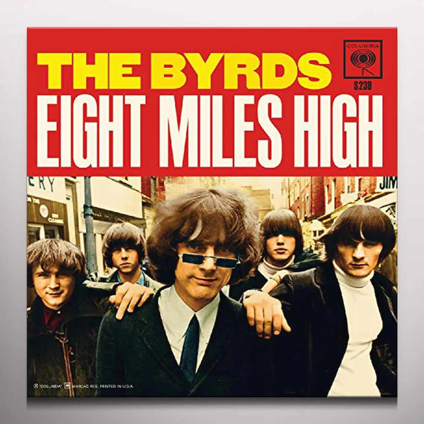 The Byrds EIGHT MILES HIGH / WHY - Limited Edition Blue Colored Vinyl Record