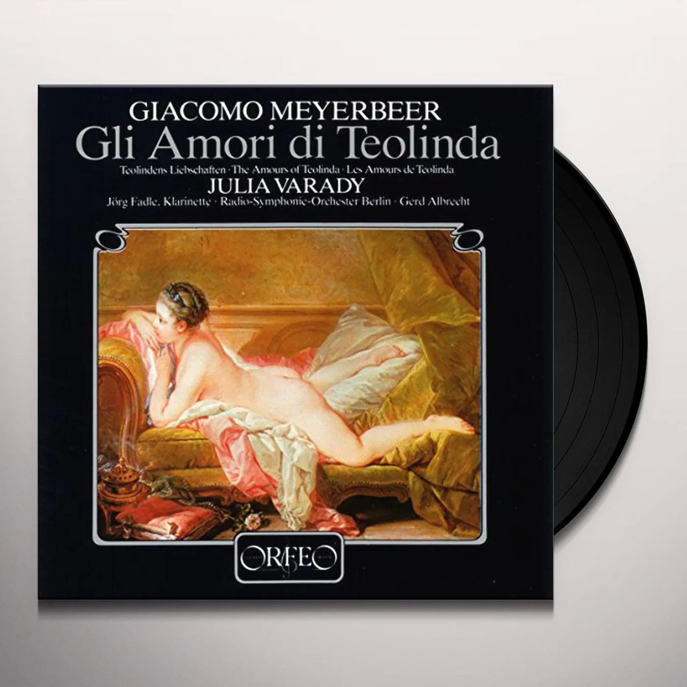 Varady / Fadle / Albrecht GLI AMORI DI TEOLINDA Vinyl Record