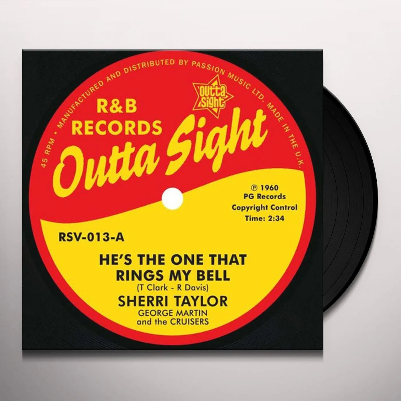 Sherri/Jo Ann Henderson Taylor HE'S THE ONE THAT RINGS MY BELL/BABY PLEASE DON'T Vinyl Record