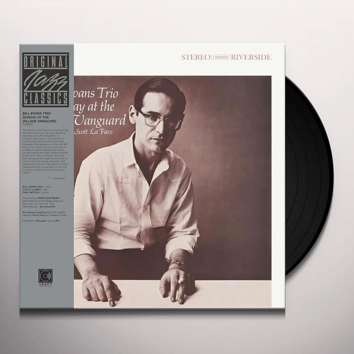 Bill Evans SUNDAY AT THE VILLAGE VANGUARD Vinyl Record