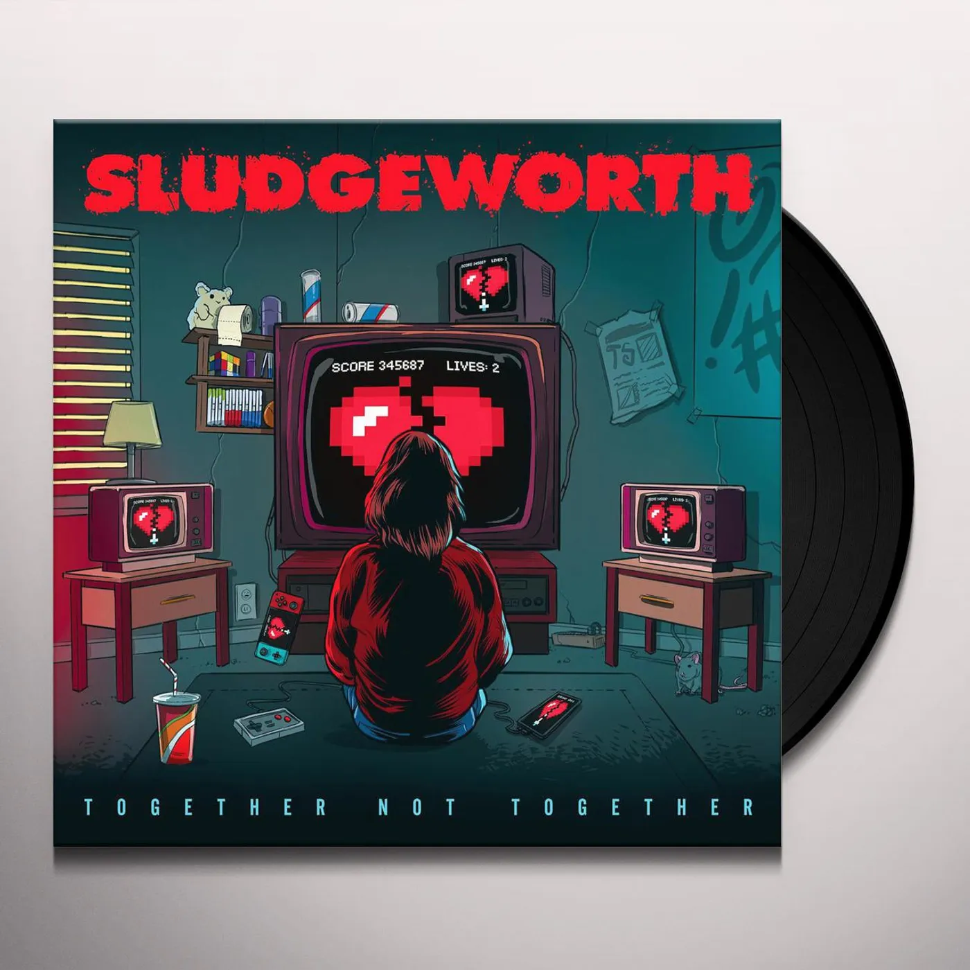 Sludgeworth Together Not Together (7") Vinyl Record