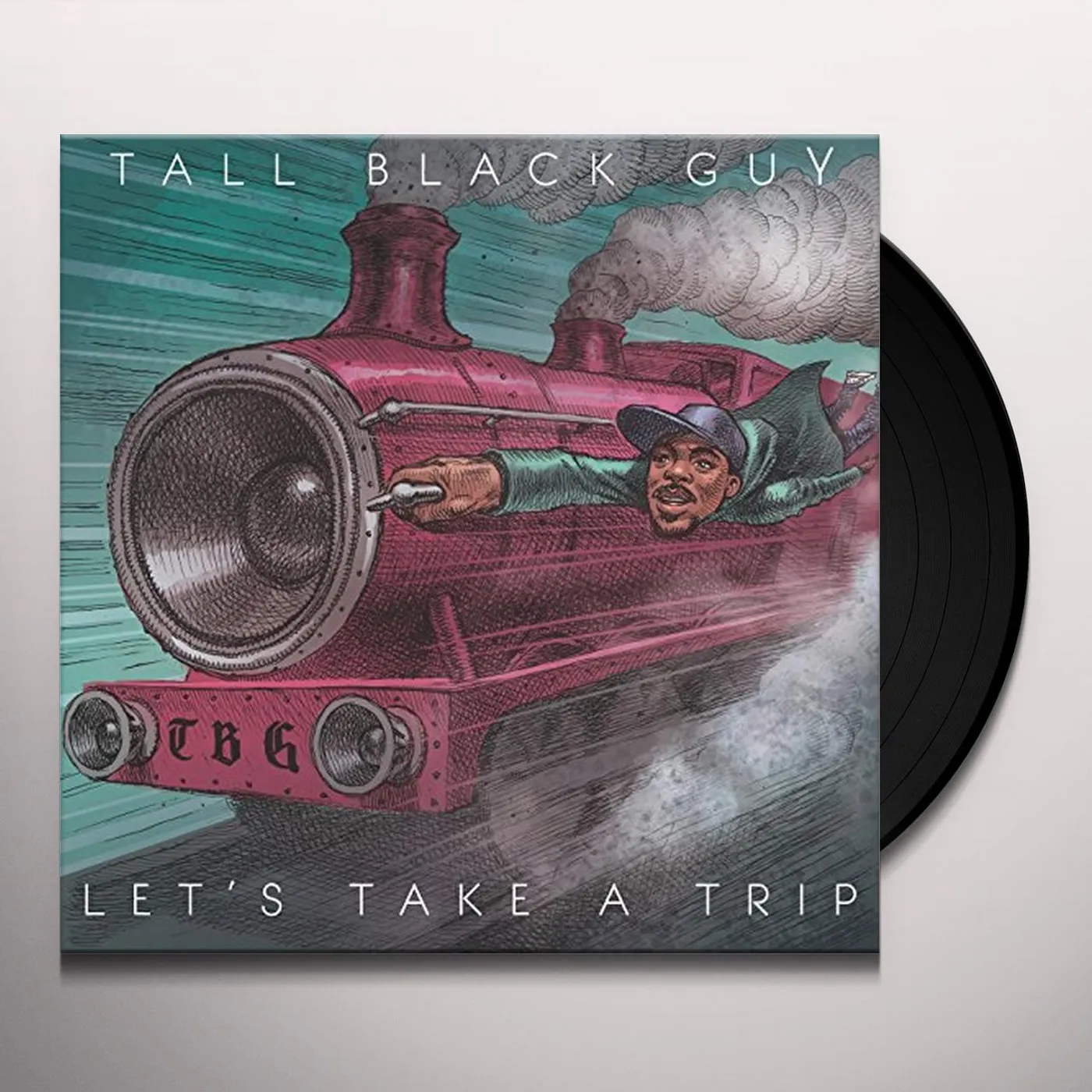 Tall Black Guy Let's Take A Trip Vinyl Record