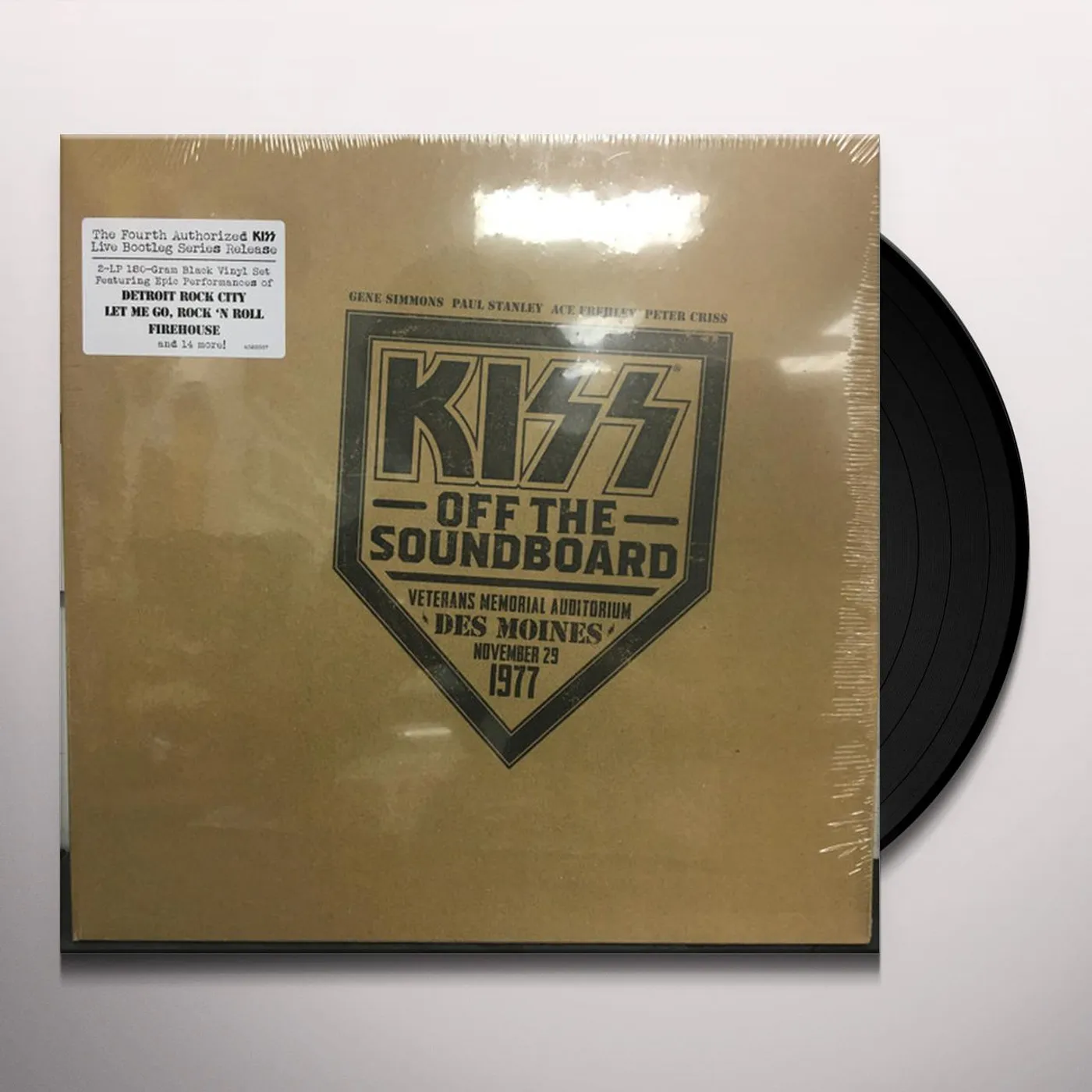 KISS OFF THE SOUNDBOARD: LIVE IN DES MOINES (2LP) Vinyl Record