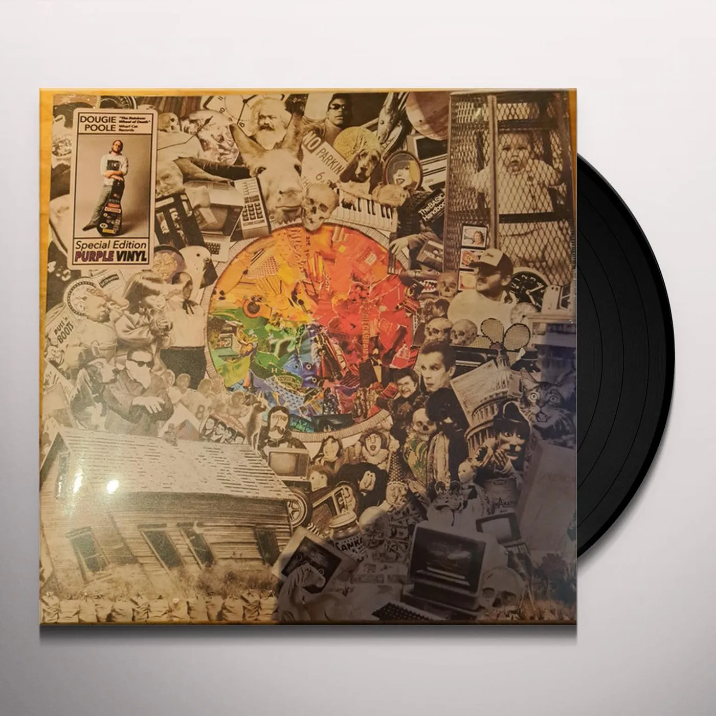 Dougie Poole RAINBOW WHEEL OF DEATH Vinyl Record